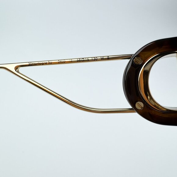 Dior 30MONTAIGNE SU CD40030U 53Y 26L0 BRAND NEW Sunglasses Havana Brown Square - Picture 11 of 12